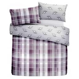 Dreams and Drapes Colville Check Brushed Cotton Duvet Cover Set - thumbnail 5