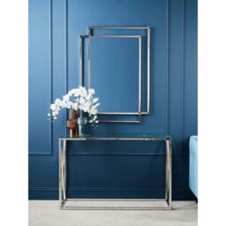 Interiors by Premier Allure Silver Large Wall Mirror - thumbnail 3