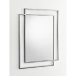 Interiors by Premier Allure Silver Large Wall Mirror - thumbnail 6