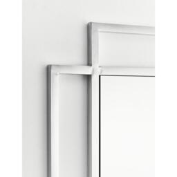 Interiors by Premier Allure Silver Large Wall Mirror - thumbnail 5