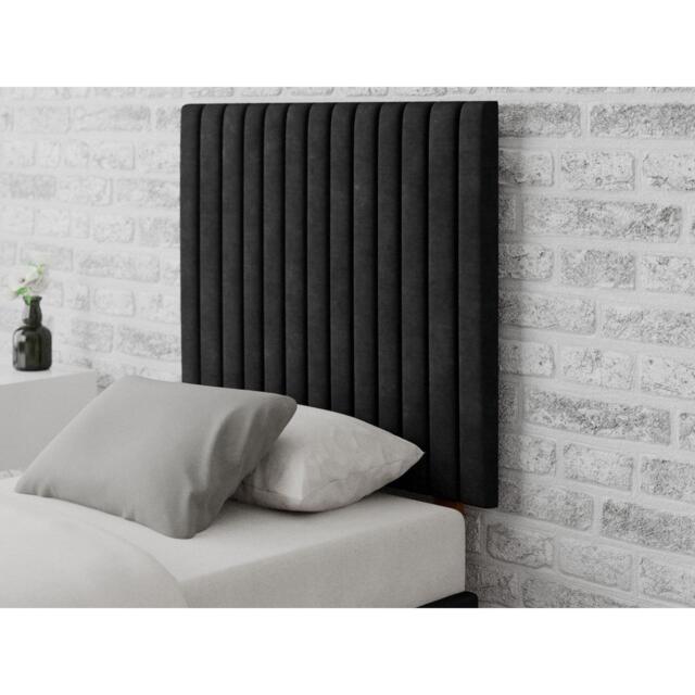 Aspire Grant 80 cm Headboard, Kimiyo Linen Fabric, Charco - image 1