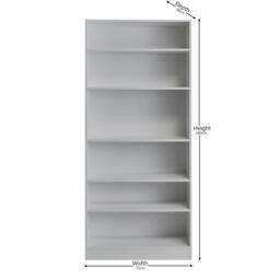 Homelife A Locke 6 Tier Bookcase - thumbnail 4