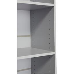 Homelife A Locke 6 Tier Bookcase - thumbnail 3