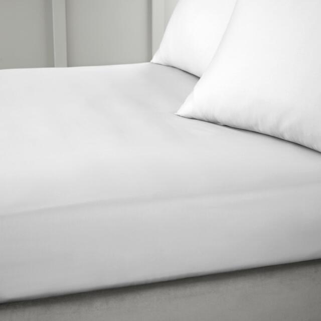 Bianca 400 Thread Count Cotton Sateen Fitted Sheet - image 1