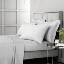 Bianca 400 Thread Count Cotton Sateen Fitted Sheet - thumbnail 3