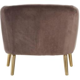 Interiors by Premier Louxor Grey Velvet Round Armchair - thumbnail 2