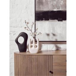 Fifty Five South Astratto Monochrome Textured Canvas Wall Art - thumbnail 5