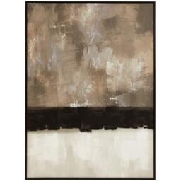 Fifty Five South Astratto Monochrome Textured Canvas Wall Art - thumbnail 2