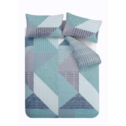 Catherine Lansfield Larsson Geo Reversible Duvet Cover Set - thumbnail 5