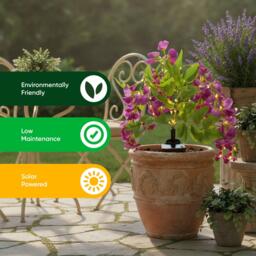 Streetwize Wisteria Solar Lights - Stem with 4 Flowers - thumbnail 7