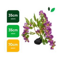 Streetwize Wisteria Solar Lights - Stem with 4 Flowers - thumbnail 3