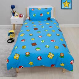 Super Mario Nintendo Splitter Single Panel Duvet - thumbnail 3