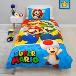 Super Mario Nintendo Splitter Single Panel Duvet