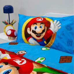 Super Mario Nintendo Splitter Single Panel Duvet - thumbnail 4