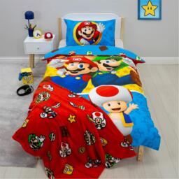 Super Mario Nintendo Splitter Single Panel Duvet - thumbnail 2