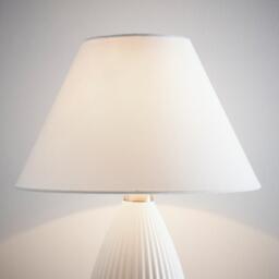 K Living Traditional White Cotton Coolie Lampshade - thumbnail 2