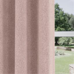 Enhanced Living Austin 100% Blackout Linen Look Eyelet Curtains - thumbnail 4