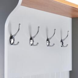 VonHaus VonHaus Coat Rack Stand & Shoe Storage Bench - thumbnail 8