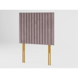 Aspire Grant 80 cm Headboard, Plush Velvet Fabric, Navy, - thumbnail 2