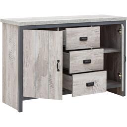 GFW Boston 2 Door 3 Drawer Sideboard - thumbnail 8