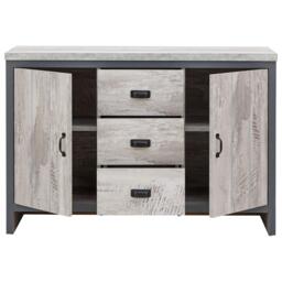 GFW Boston 2 Door 3 Drawer Sideboard - thumbnail 5