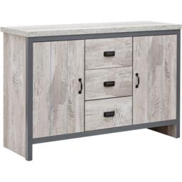 GFW Boston 2 Door 3 Drawer Sideboard - thumbnail 7