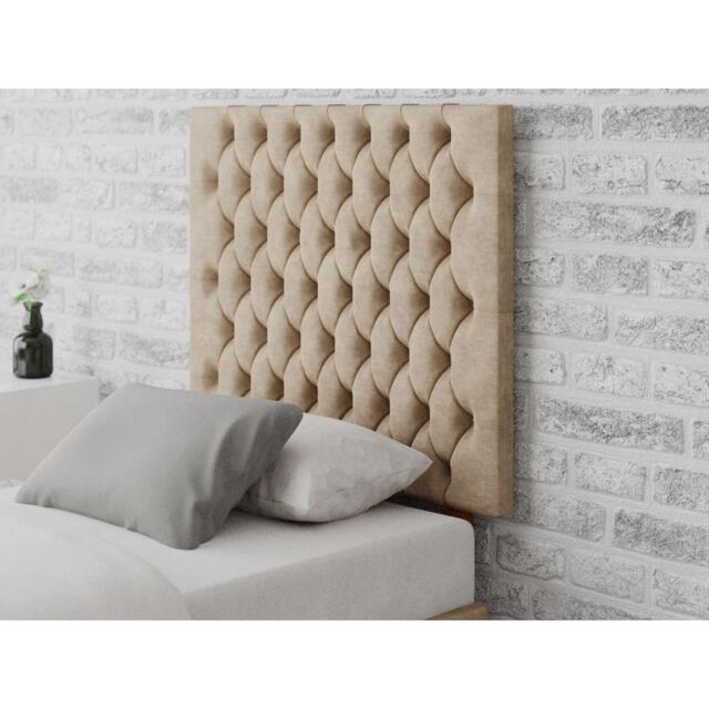 Aspire Monroe 80 cm Headboard Kimiyo Linen Fabric Borde - image 1