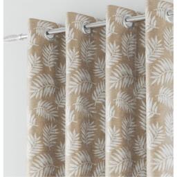 Enhanced Living Oakland Latte Leaf Pattern Thermal Room Darkening - thumbnail 2
