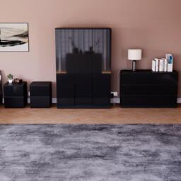 Lassic Vida Designs Glinton Gloss 4 Piece Bedroom Set 9 - thumbnail 3