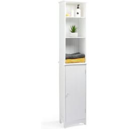 VonHaus VonHaus Tall Bathroom Cabinet - White - Holbrook
