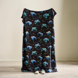 Catherine Lansfield Gamer Cosy Fleece Blanket Throw - thumbnail 3