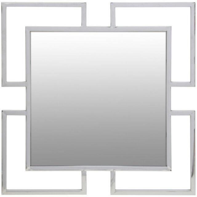 Interiors by Premier Allure Silver Small Wall Mirror - image 1