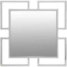Interiors by Premier Allure Silver Small Wall Mirror