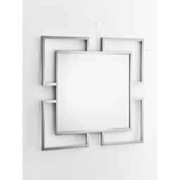 Interiors by Premier Allure Silver Small Wall Mirror - thumbnail 2