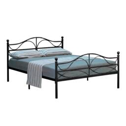 Comfy Living Scroll Effect Metal Bed Only - thumbnail 2