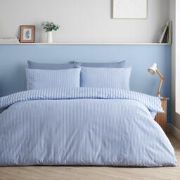 Catherine Lansfield Epping Textured Stripe Duvet Cover Set - thumbnail 2