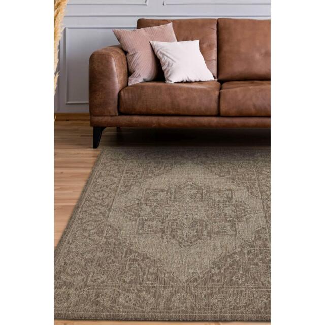 Homemaker Gel Medallion Rug Latte - image 1