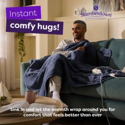 Slumberdown Comfy Hugs Heated Throw - thumbnail 2