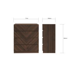 GFW GFW Catania 4 Drawer Chest - thumbnail 6