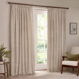 Yard Hebden Striped 100% Cotton Lined Pencil Pleat Curt - thumbnail 2