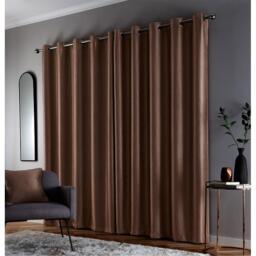Enhanced Living Goodwood Bronze Thermal Blockout Eyelet Curtains - thumbnail 4