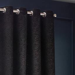 Paoletti Galaxy Fully Lined Chenille Eyelet Curtains - thumbnail 3