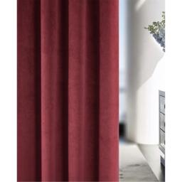 Enhanced Living Oxford Velvet 100% Blackout Tape Top Curtains - thumbnail 4