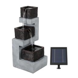 Streetwize Stacked Blocks Solar Fountain -Modern Architecture - thumbnail 2