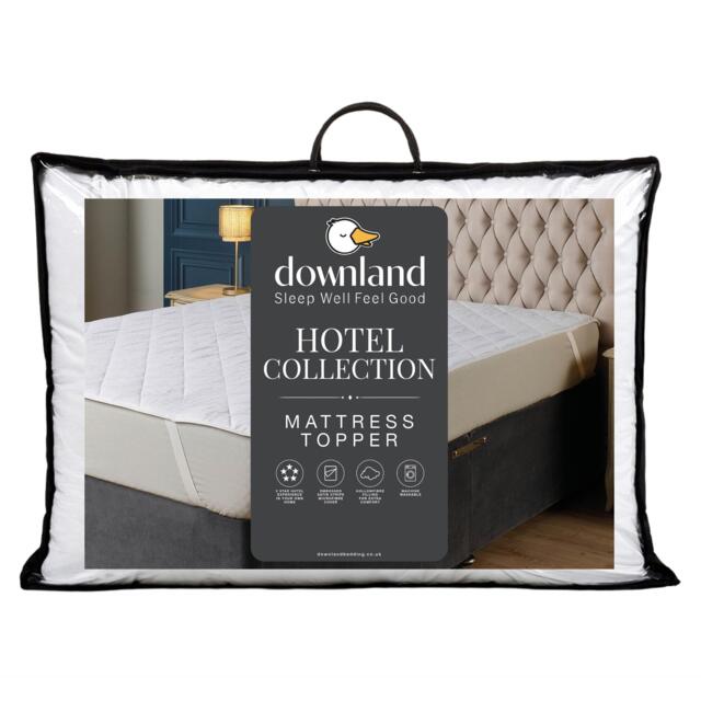 Downland Hotel Collection Satin Stripe MattressTopper - image 1
