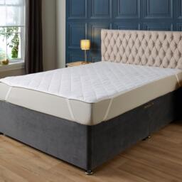 Downland Hotel Collection Satin Stripe MattressTopper - thumbnail 2