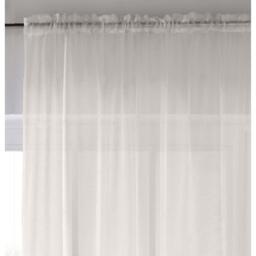 Enhanced Living 2 Plain Sheer Voile Panels with Rod Pocket (Pair) - thumbnail 2