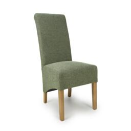 Shankar Set of 2 Krista Weave Green Dining Chairs - thumbnail 7