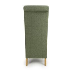 Shankar Set of 2 Krista Weave Green Dining Chairs - thumbnail 4