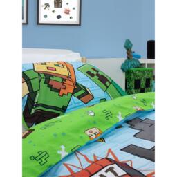 Minecraft Minecraft Levels Single Panel Duvet - thumbnail 3